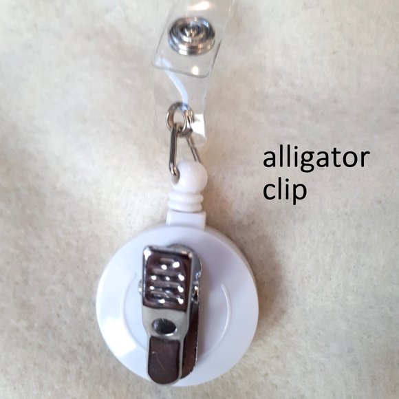 NEW Set of 2 Thanksgiving Badge Reels, Retractable ID Badge Clips for Nurse NWT - Picture 3 of 6
